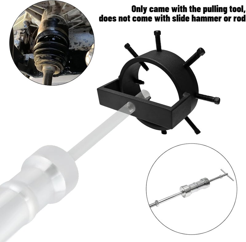 OMMUU 3.7 inch ID UTV CV Axle Shaft Puller Tool ，ATV CV Axle Removal Tool,Side by Side Bearing Puller,SXS Bushing Puller(Does Not Come with Slide Hammer or Rod) - Image 2